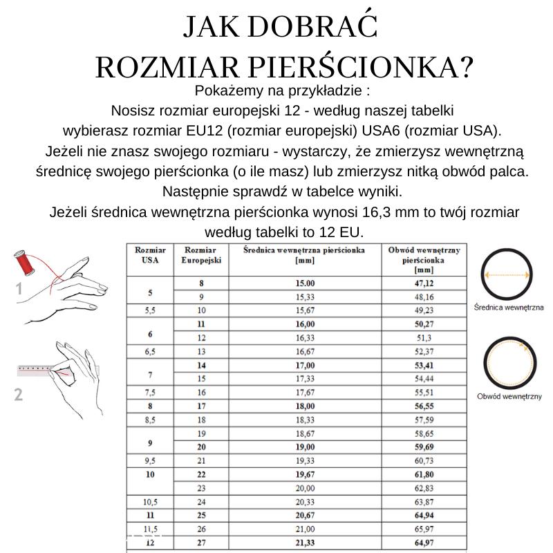 Rozmiar pierścionka dla drugiej osoby
