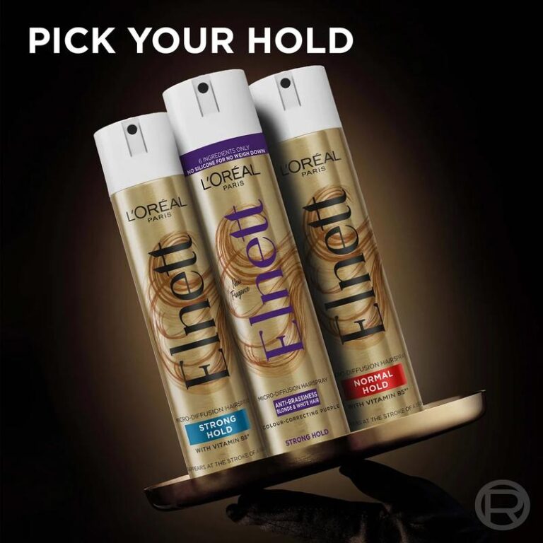 Odkryj magię długo trwałego stylu z lakierem do włosów L’Oréal Elnett