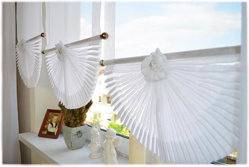 Jak uszyć firanki wachlarze krok po kroku