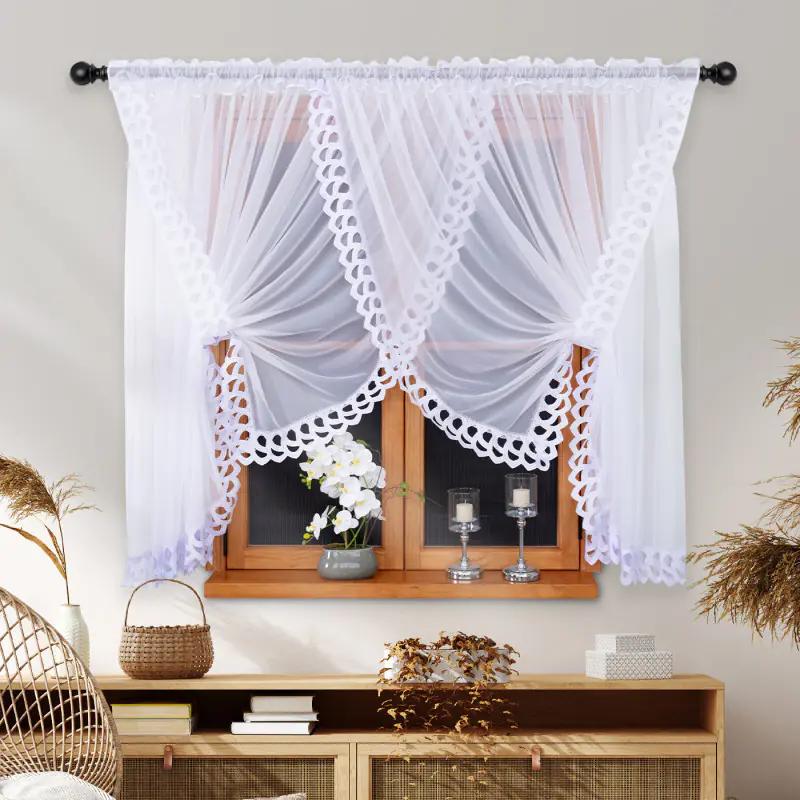 Zaskocz swoich gości: jak uszyć firankę z gipiurą krok po kroku