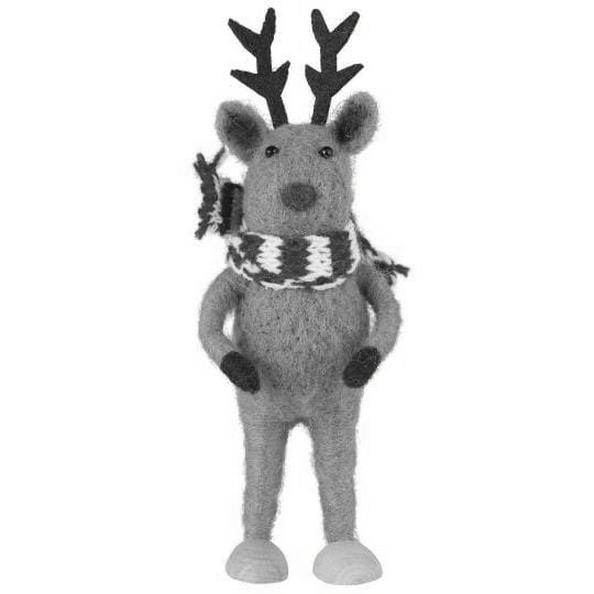 Szycie renifera z filcu