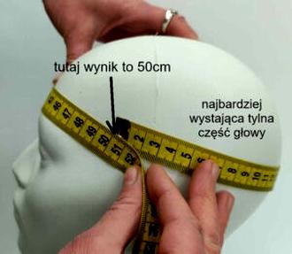 Dobór rozmiaru czapki