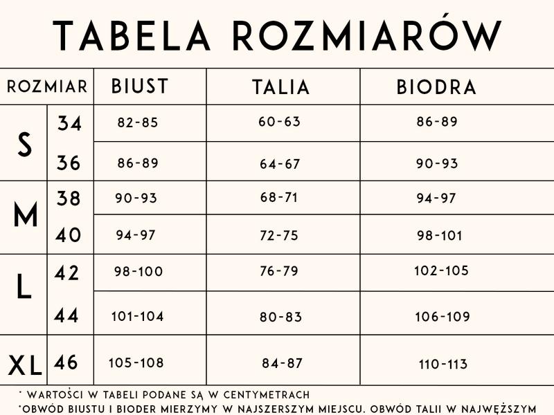 Dobór rozmiaru odzieży
